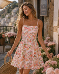 Floral Sleeveless A-Line Mini Dress